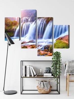 Ljuddämpande tavla - Jiulong waterfall in luoping