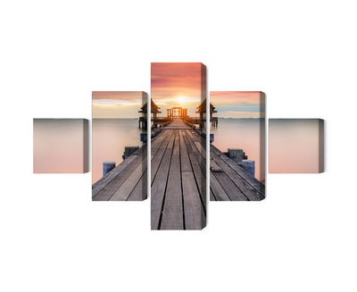 Ljuddämpande tavla - Hazy sea