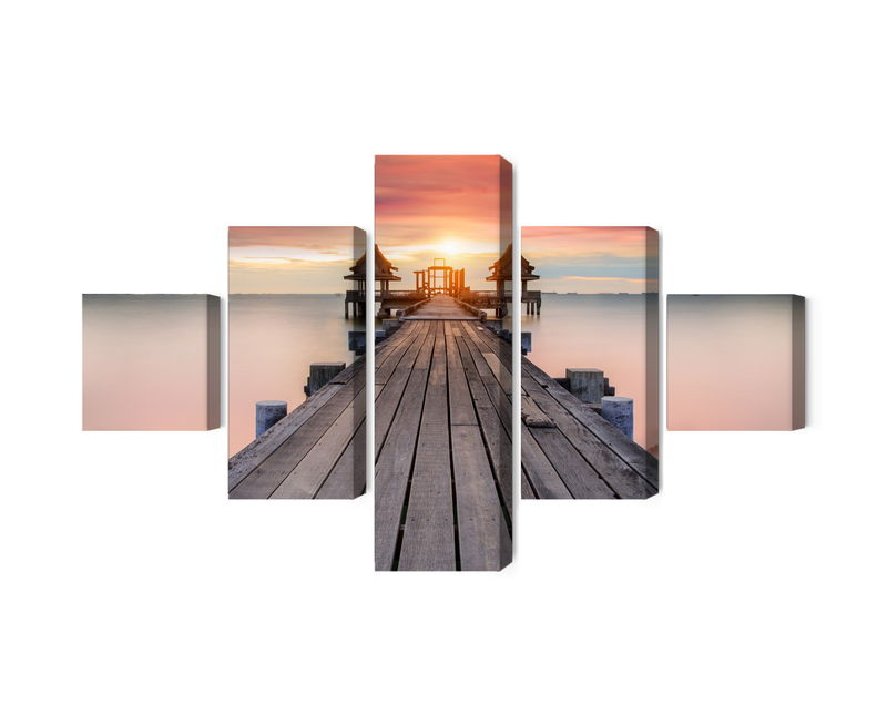 Ljuddämpande tavla - Hazy sea