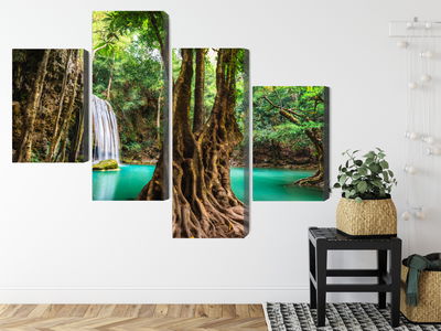 Ljuddämpande tavla - Erawan waterfalls