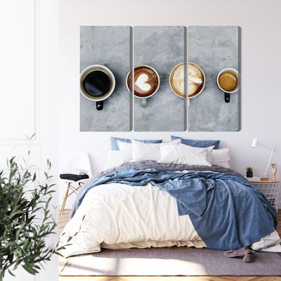 Ljuddämpande tavla - Cups with coffee