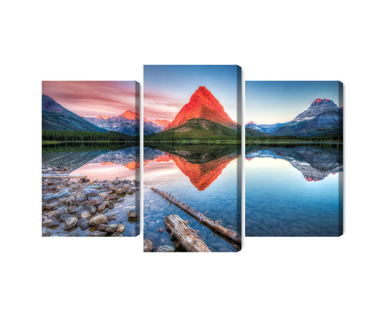 Ljuddämpande tavla - Swiftcurrent lake in the Usa