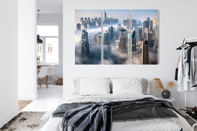 Ljuddämpande tavla - Dubai city panorama