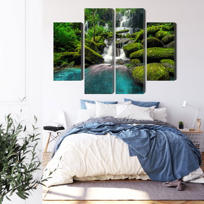 Ljuddämpande tavla - A beautiful waterfall