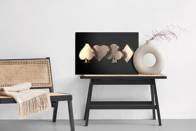 Ljuddämpande tavla - 3d card symbols