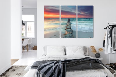 Ljuddämpande tavla - Beautiful sunset over