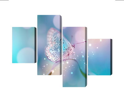 Ljuddämpande tavla - A delicate butterfly