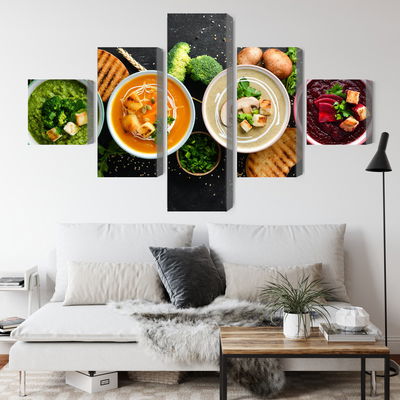 Ljuddämpande tavla - Vegetable cream soups