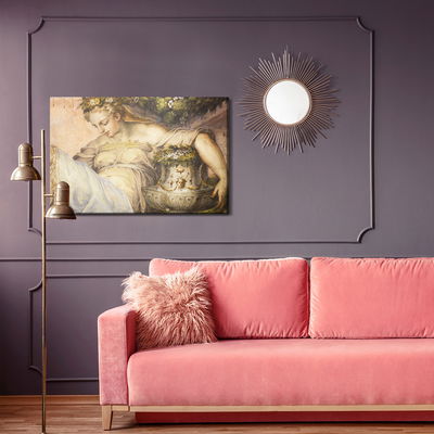 Ljuddämpande tavla - Pensive young woman