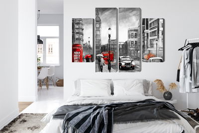 Ljuddämpande tavla - London street view