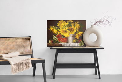 Ljuddämpande tavla - Sunflowers with fruit