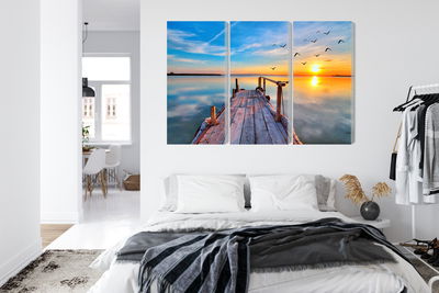 Ljuddämpande tavla - West by the lake