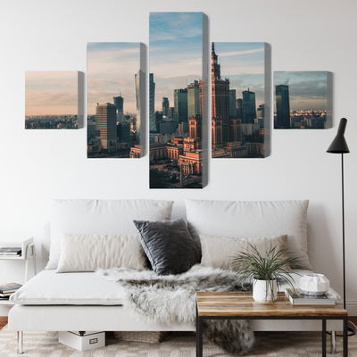 Ljuddämpande tavla - Warsaw and the view