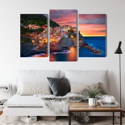 Ljuddämpande tavla - Manarola city in Italy