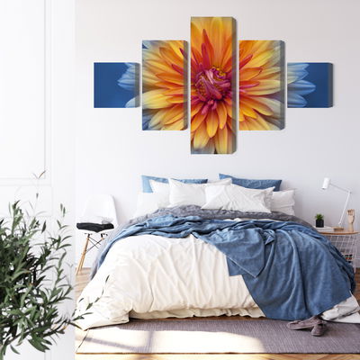 Ljuddämpande tavla - Chrysanthemum flower close