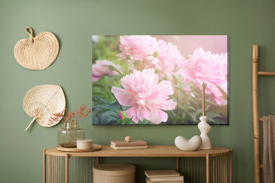 Ljuddämpande tavla - Peony in the sun