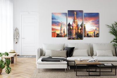 Ljuddämpande tavla - Moscow view of the red