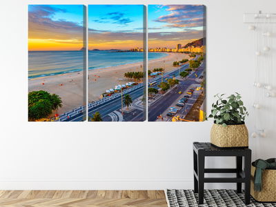 Ljuddämpande tavla - Sunrise view of copacabana
