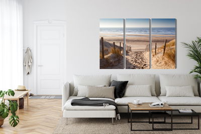 Ljuddämpande tavla - Sandy path to the north sea