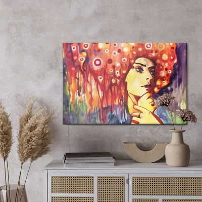 Ljuddämpande tavla - An abstract portrait