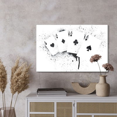 Ljuddämpande tavla - Aces from the deck