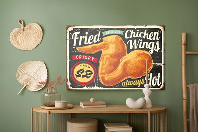 Ljuddämpande tavla - Retro blackboard