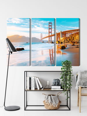 Ljuddämpande tavla - The Golden Gate bridge