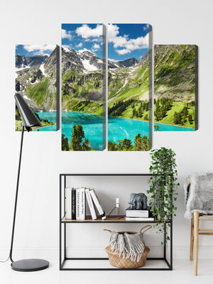 Ljuddämpande tavla - Crystalline lake