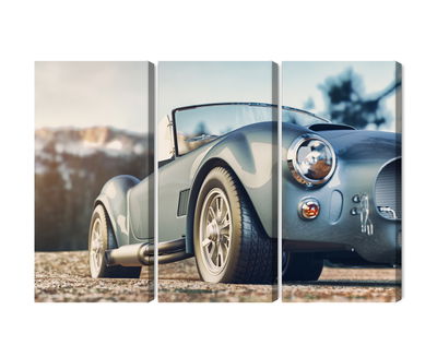 Ljuddämpande tavla - Classic retro car