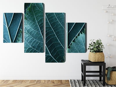 Ljuddämpande tavla - Leaves in a macro scale