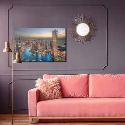 Ljuddämpande tavla - Dubai skyline