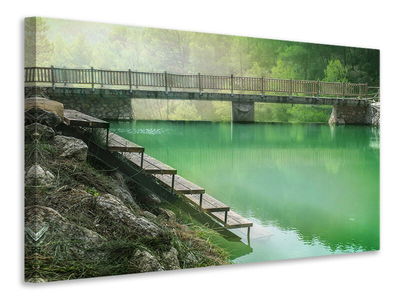 Ljuddämpande tavla - the green pond