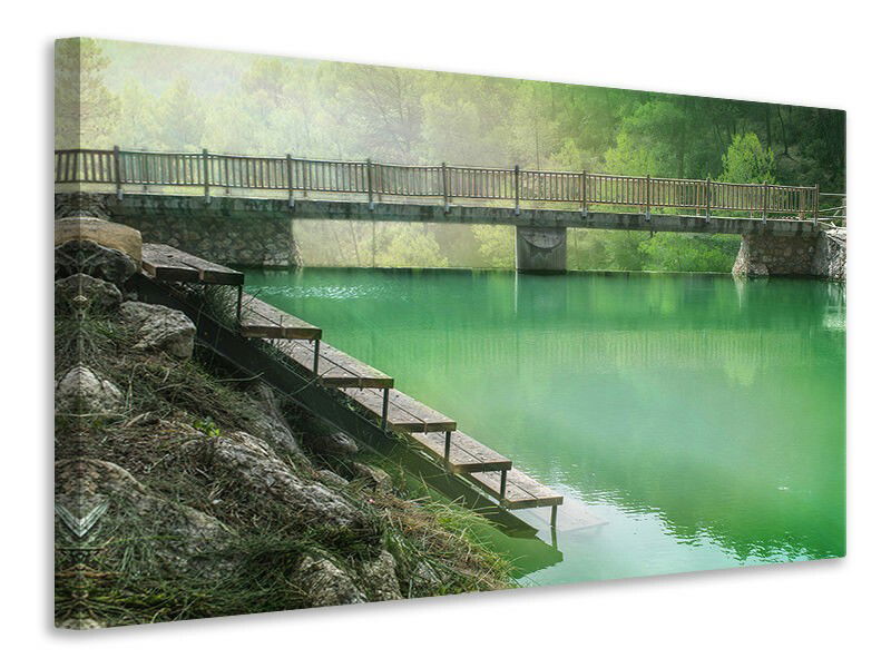 Ljuddämpande tavla - the green pond