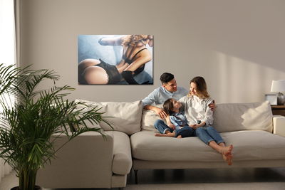 Ljuddämpande tavla - Alluring woman