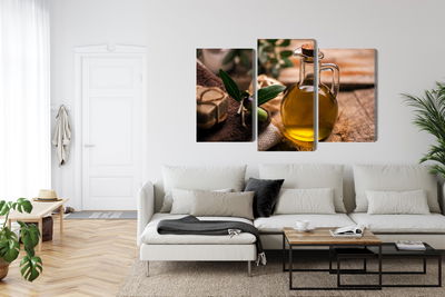 Ljuddämpande tavla - A bottle of olive oil