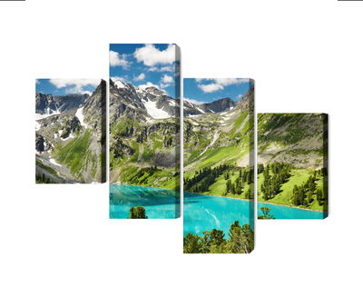 Ljuddämpande tavla - Crystalline lake