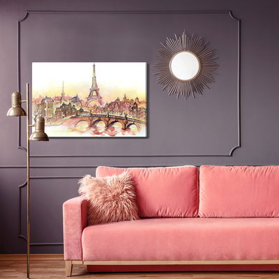 Ljuddämpande tavla - Paris as painted