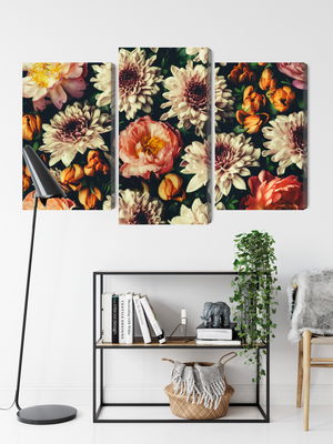 Ljuddämpande tavla - Variety of colorful 3d