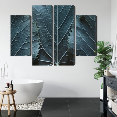 Ljuddämpande tavla - Leaves with a macro