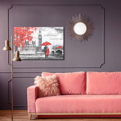 Ljuddämpande tavla - Lovers admiring London