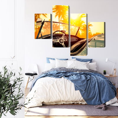 Ljuddämpande tavla - View from the car