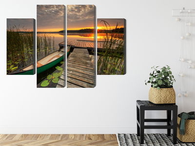 Ljuddämpande tavla - Summer sunrise