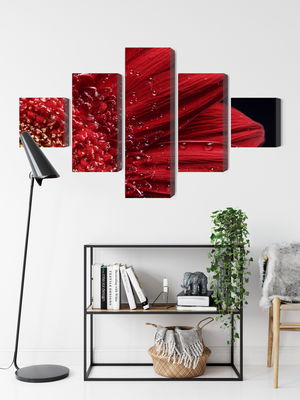 Ljuddämpande tavla - Flower petals on a macro