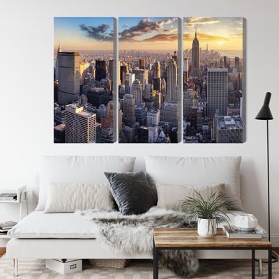 Ljuddämpande tavla - 3d panorama of New York city