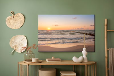 Ljuddämpande tavla - Low tide on the baltic sea