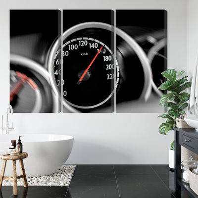 Ljuddämpande tavla - Car speedometer