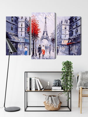 Ljuddämpande tavla - The view of the Paris street