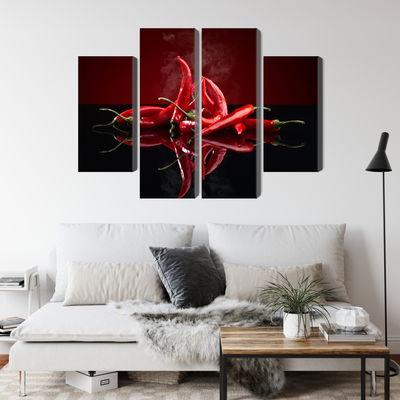 Ljuddämpande tavla - Red chili peppers