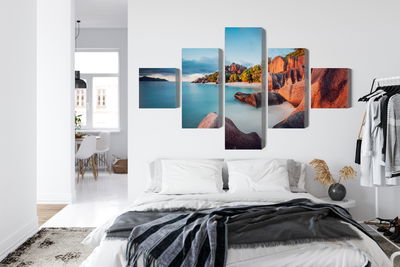 Ljuddämpande tavla - Beach in seychelles