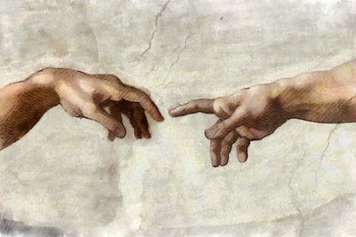 Ljuddämpande tavla - Adam's painted creation